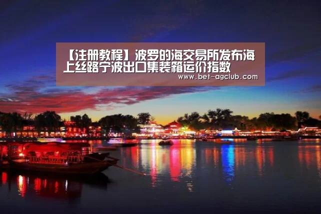 【注册教程】波罗的海交易所发布海上丝路宁波出口集装箱运价指数(图2) 注册教程